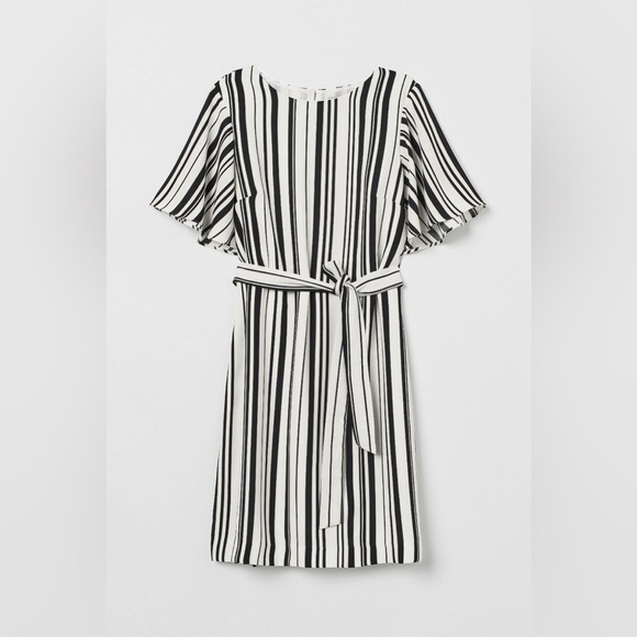H&M | Shift Dress with Tie Belt  | Size: US 2 - Picture 3 of 9